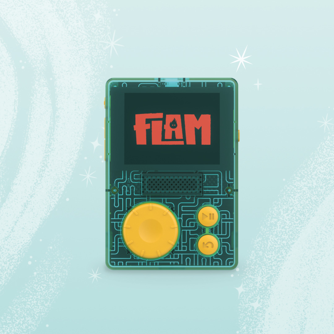 ZuBWJhoQrfVKl7GF_Paid_DPA_FLAM.png Lunii - FLAM le baladeur d'histoires audio interactif des 7 ans - Fabrique en France – Image 1